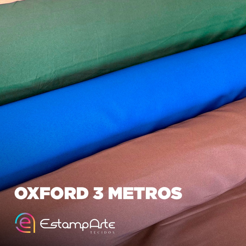 Tecido Oxford Liso 3,00m de Largura Moda  Decoração Festas  Artesanato Uniformes Cortinas Forro