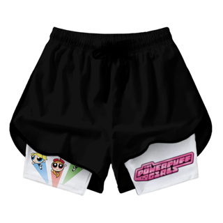 Short Feminino Compressao Academia meninas poderosas msp preto em Oferta na Shopee