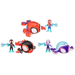 Boneco com Veículo Spidey & Amigos Teias Aquáticas - Hasbro G0663