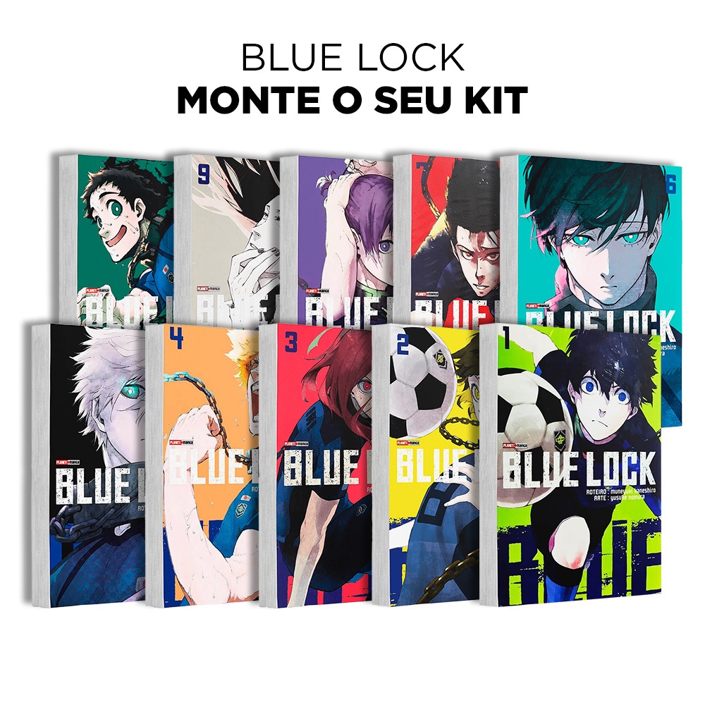 Blue Lock - Monte seu kits de edições - Mangá - Panini em Oferta na Shopee