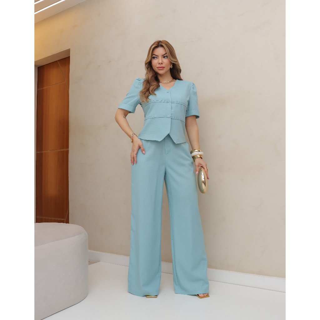 conjunto de linho NT120 em Oferta na Shopee