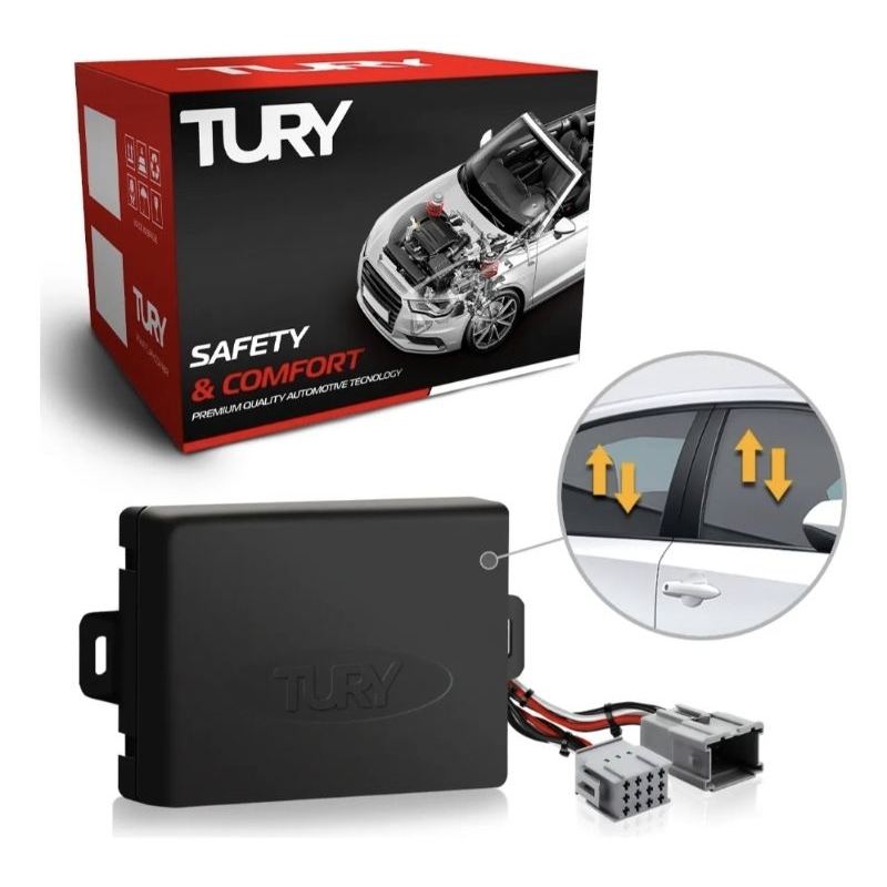 Módulo De Automação Vidro Eletrico Tury Pro 4.25 Bw