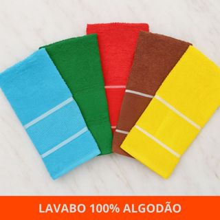 Kit Toalhas Lavabo Bordar Artesanato Personalizada 100% Algodão em Oferta na Shopee