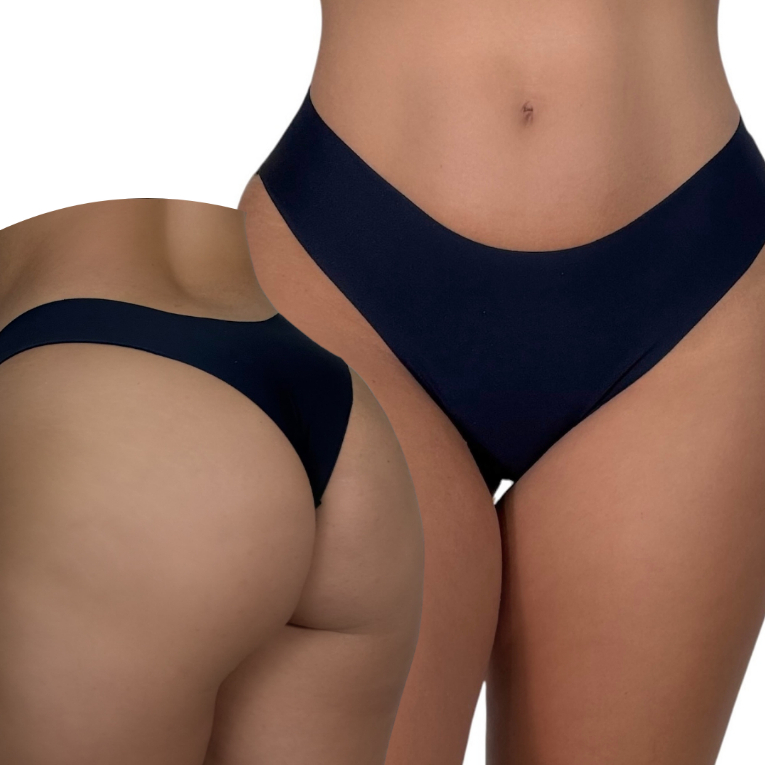 KIT 10 Calcinha Sem Costura Fio Dental Tanga Feminina Corte a Laser Lingerie Conforto Não Marca Microfibra