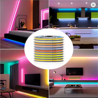 Fita Led Cob 320led/m 110v ou 220v Direta Energia Para Perfil  3000k ou 4000k 6000k  10m em Oferta na Shopee