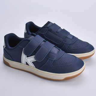 Tênis Infantil Menino K360 Casual Azul Marinho Fita Aderente Confortável Anatômico Macio Escolar em Oferta na Shopee