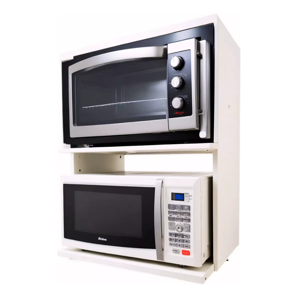 Organizador de micro-ondas e forno: 6 achadinhos