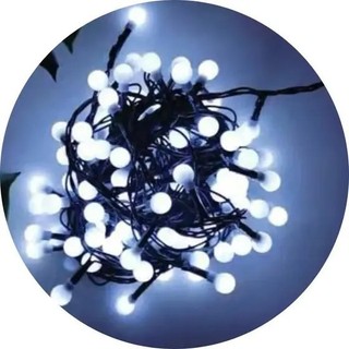 Pisca 100 LEDs 220v 8 Funções 8m Cerejinha Bolinhas Colorido PISCA PISCA CEREJINHA