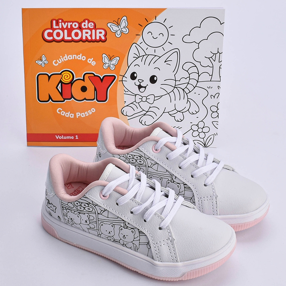 Tênis Infantil Meninas Kidy Astral Goods Original Lançamento Diversão Leve Anatômico Antiderrapante em Oferta na Shopee