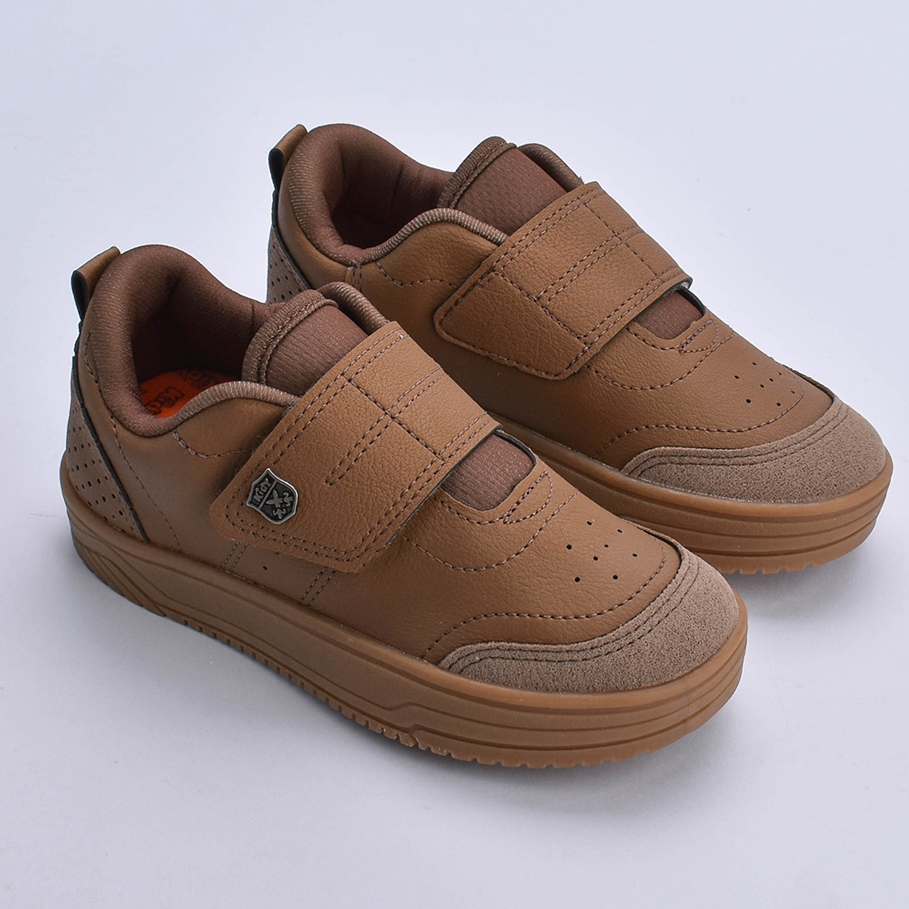 Tênis Infantil Menino Kidy Casual Happy Fecho em Fita Aderente Confortável Antiderrapante Ocasiões em Oferta na Shopee