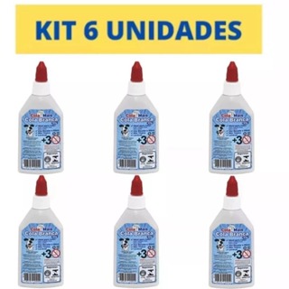 Cola Escolar Branca 40g Kit 6 unidades- Cola Mais em Oferta na Shopee