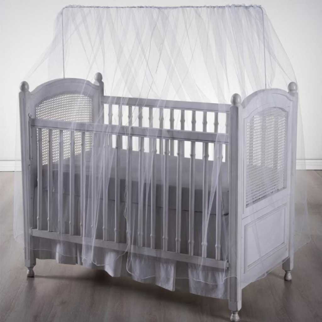 MOSQUITEIRO DE TULE SIMPLES BERÇO PADRÃO AMERICANO MINI BERÇO1PEÇA