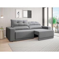 Sofá Lord 2,00m Retrátil e Reclinável Velosuede - NETSOFAS