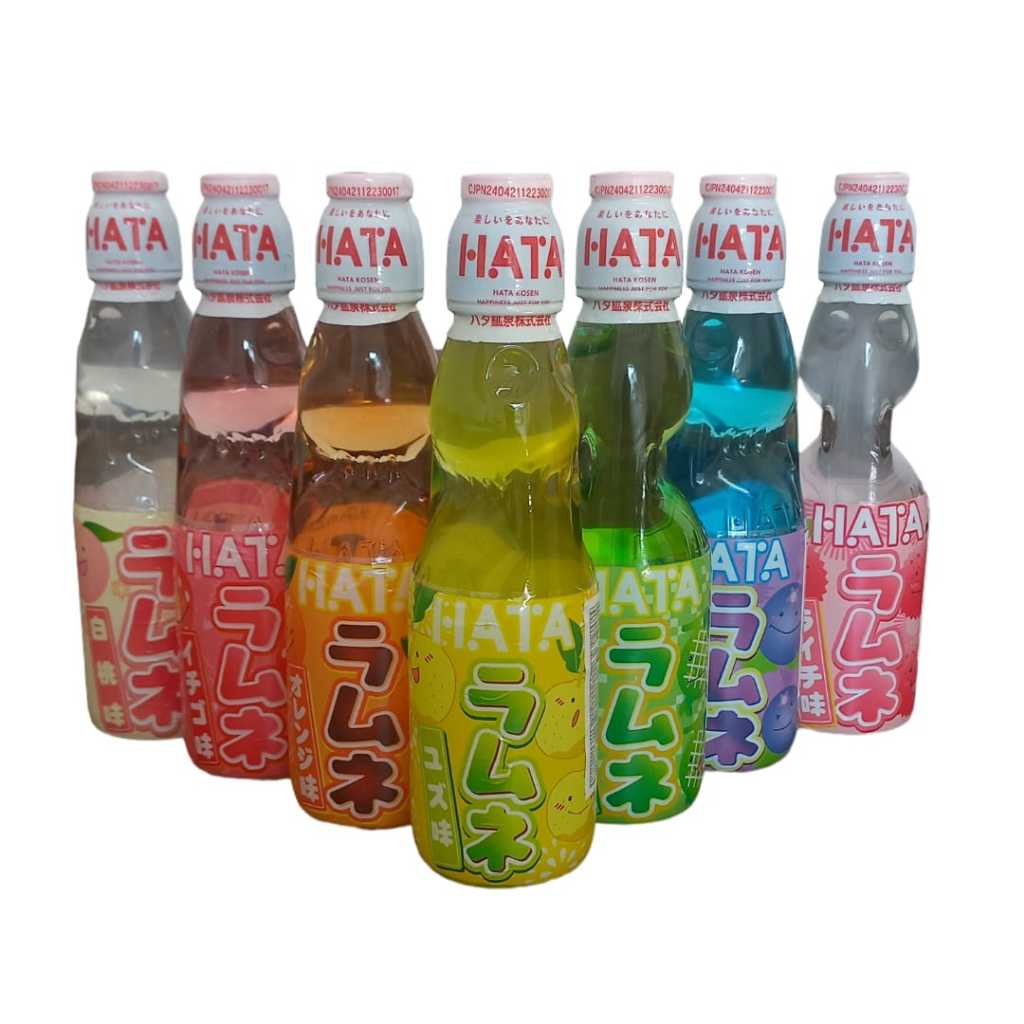 Bebida Gaseificada Refrigerante Ramune Hata Kosen Importada 200ml Vidro 7 Sabores