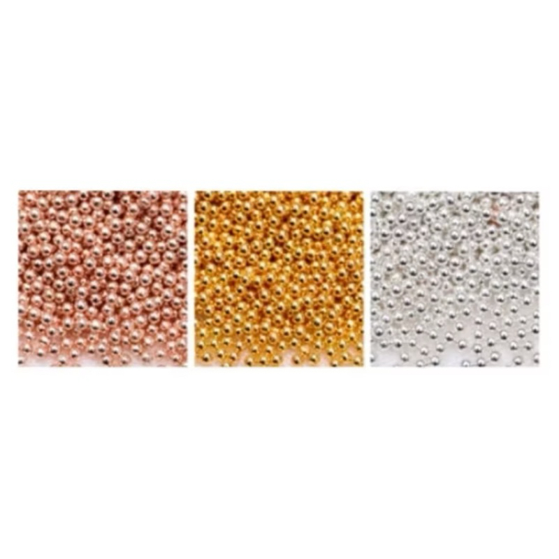 Kit 12 Caviar em metal para Decoração de Unhas com  Art Strass Pedraria Envio Imediato