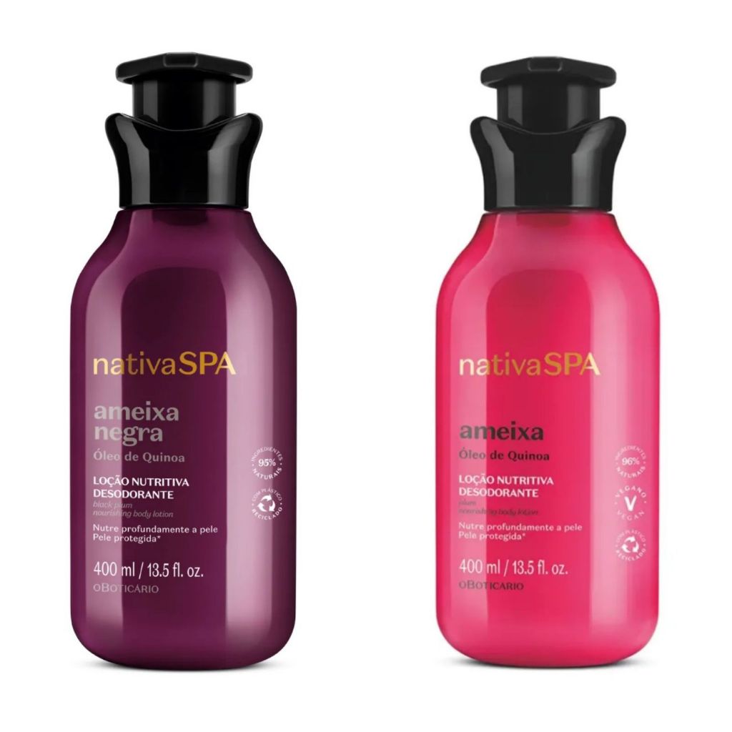 Loção Hidratante Desodorante Corporal Nativa SPA Ameixa 400ml / Ameixa Negra 400 ml