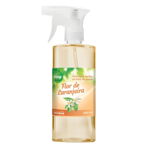 Spray Odorizante de Tecidos 500ml FLOR DE LARANJEIRA em Oferta na Shopee