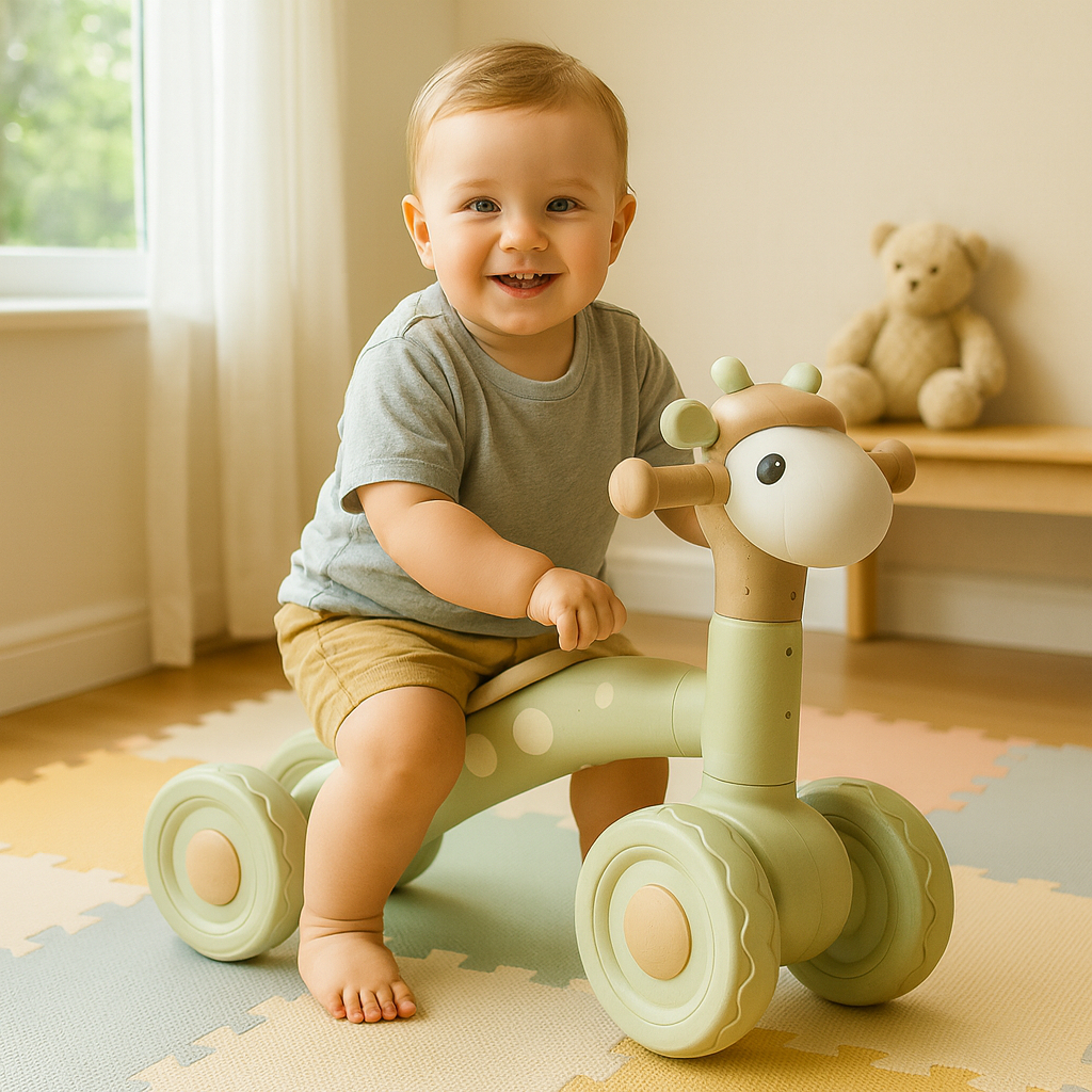 Bicicleta Infantil Sem Pedais Balance Cordeirinho Rodas Resistente Crianças habilidades essenciais