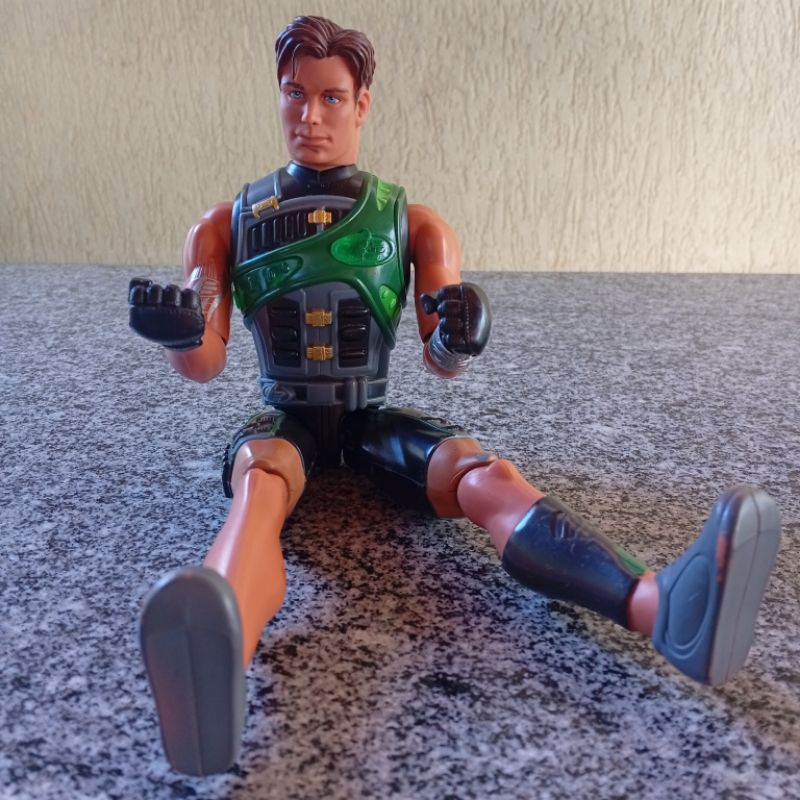 Boneco colecionável Max Steel N-Tek boxeador clássico caçador Mattel