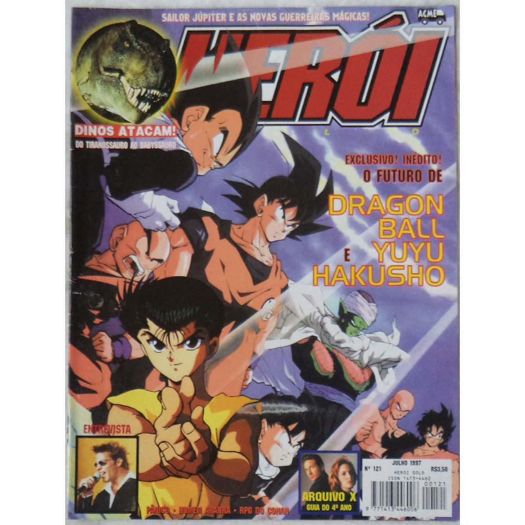 Revista Heroi Gold N° 121 Capa Dragon Ball