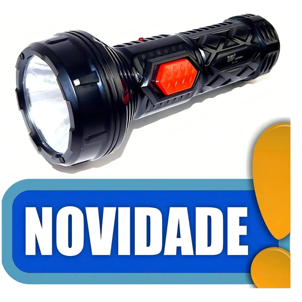 Lanterna Tatica Recarregavel 350mah 5 Horas Luz Branca