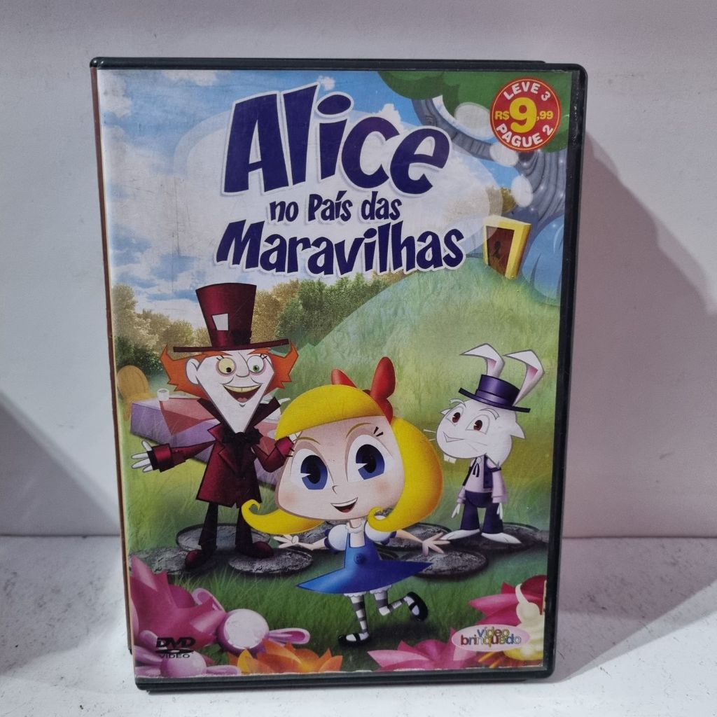 DVD Original - Alice no Pais da Maravilhas - Video Brinquedo