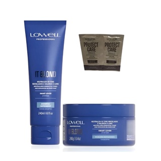Kit Matizador It Blond Shampoo + Máscara Lowell em Oferta na Shopee