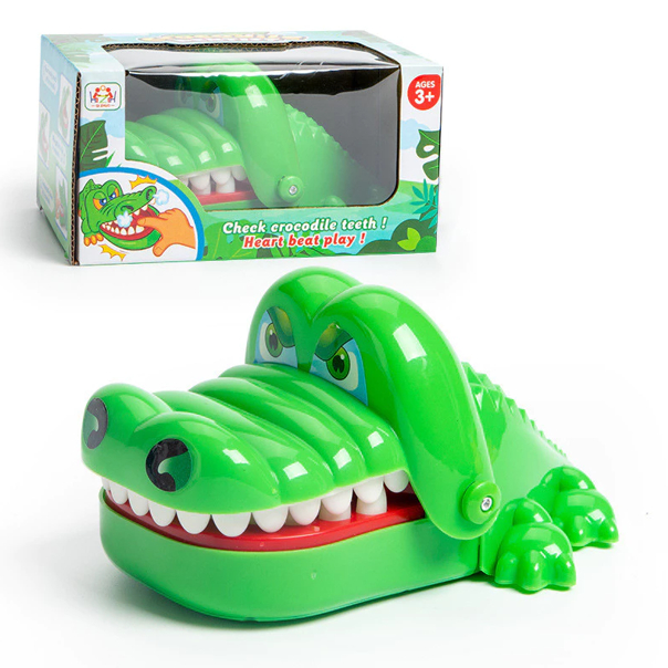 Jogo Croc Croc Jacaré Dentista Morde Dedo Brinquedo Divertido Desafio