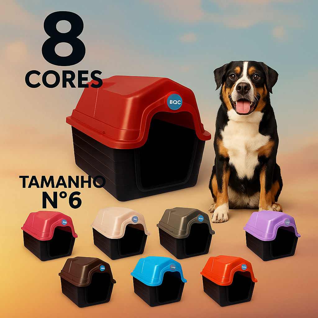 Casinha De Cachorro N 6 Para Cachorro Grande e Médio Porte