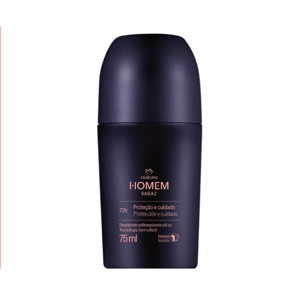 Desodorante Antitranspirante Roll-On Natura Homem Sagaz Natura