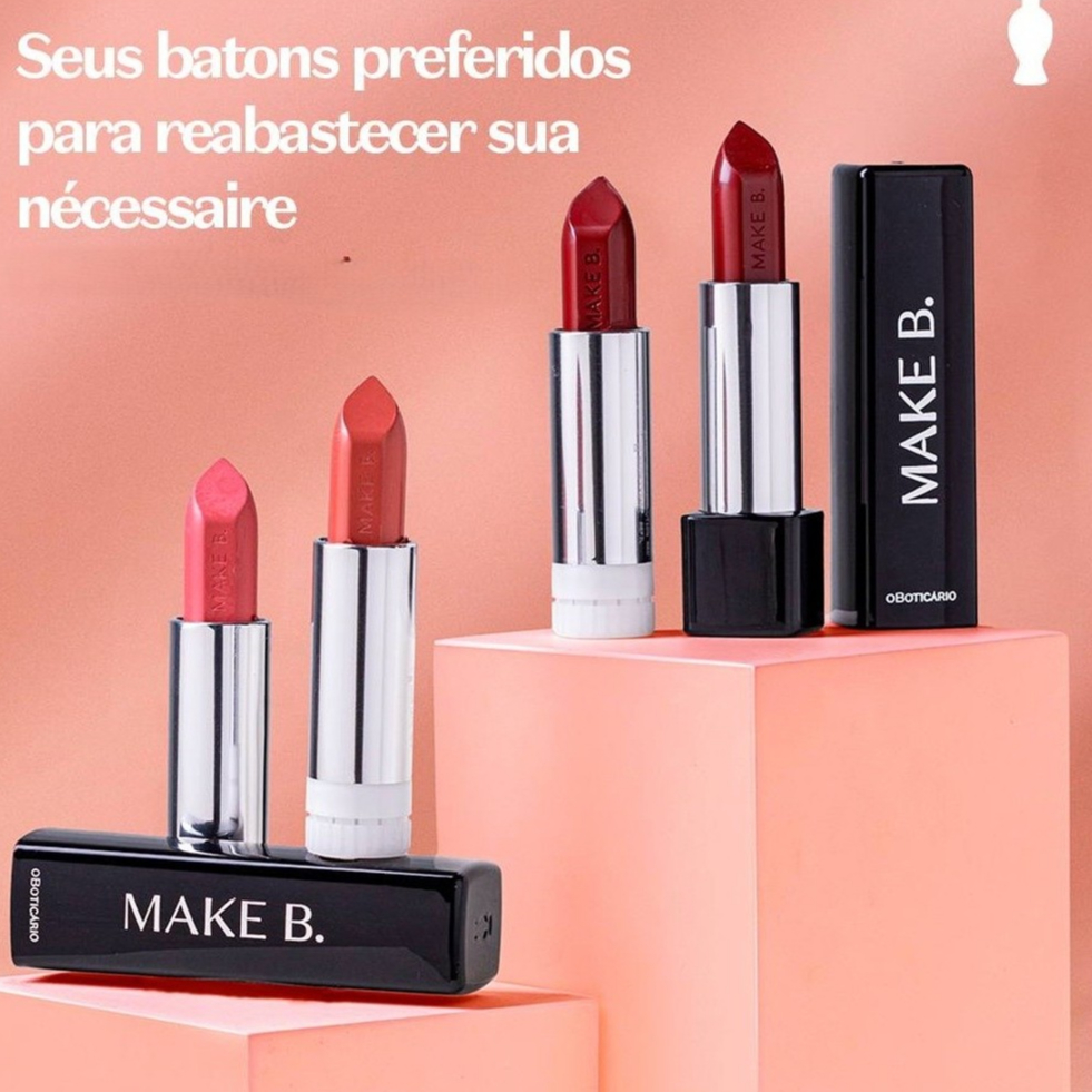 Cores Batom Boticário Make B: Onde Comprar | BuscaProdutos