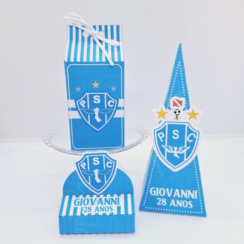 Kit Festa Personalizado Paysandu - Lembrancinhas de aniversário - Decoração de Festa - PEGUE E MONTE