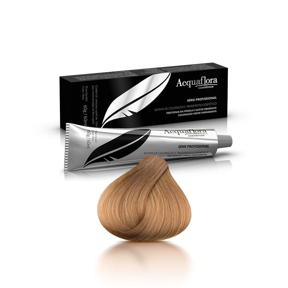 Coloração Permanente Acquaflora 8.0 Louro Claro em Oferta na Shopee