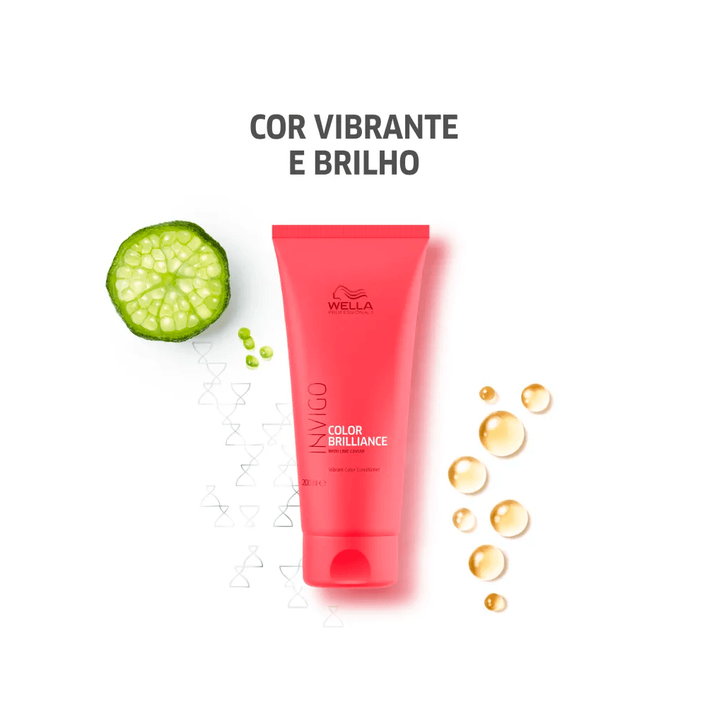 Condicionador Wella Professionals Invigo Color Brilliance 200ml em Oferta na Shopee