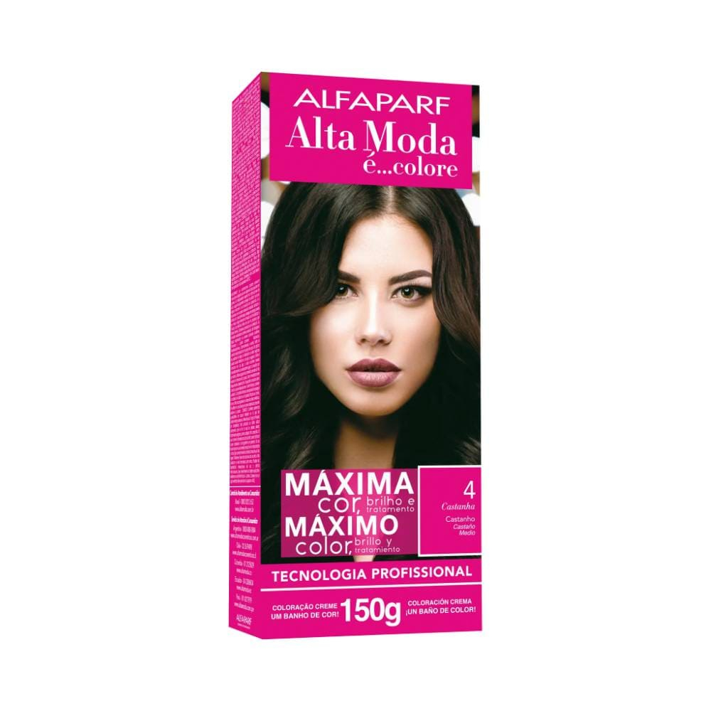 Coloração Altamoda 4 Castanho em Oferta na Shopee