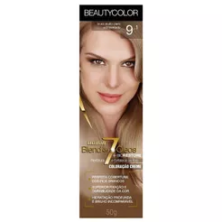 Tinta Beauty Color 9.1 Louro Muito Claro Acinzentado