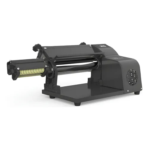 Cilindro Laminador de massa Elétrico 28cm Preto AND com Cortador de talharim Anodilar