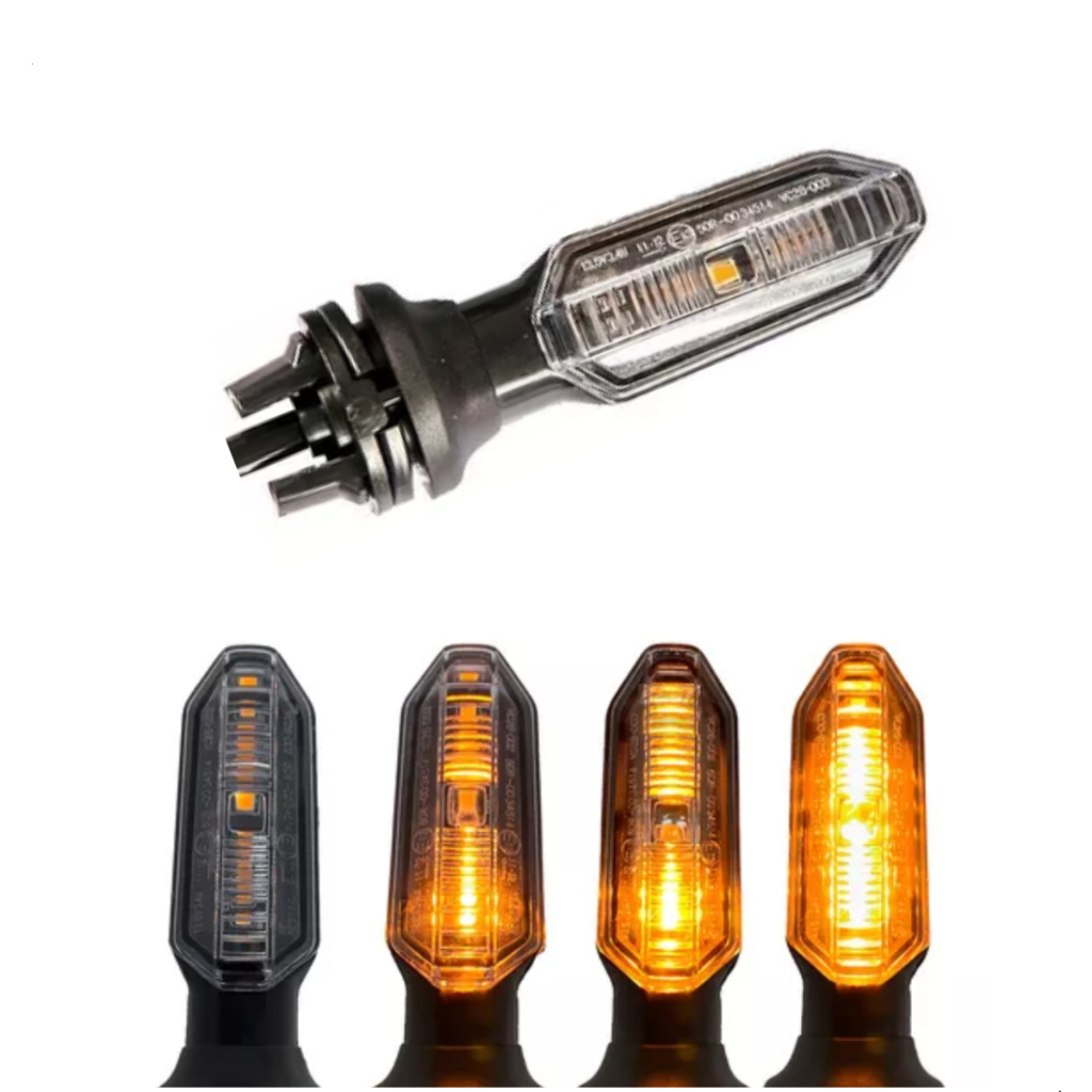 Monte seu Kit Pisca Seta Led Sequencial Stallion Relê e Adaptador Plug Para Honda Twister Titan Fan — imagem 2 de 2