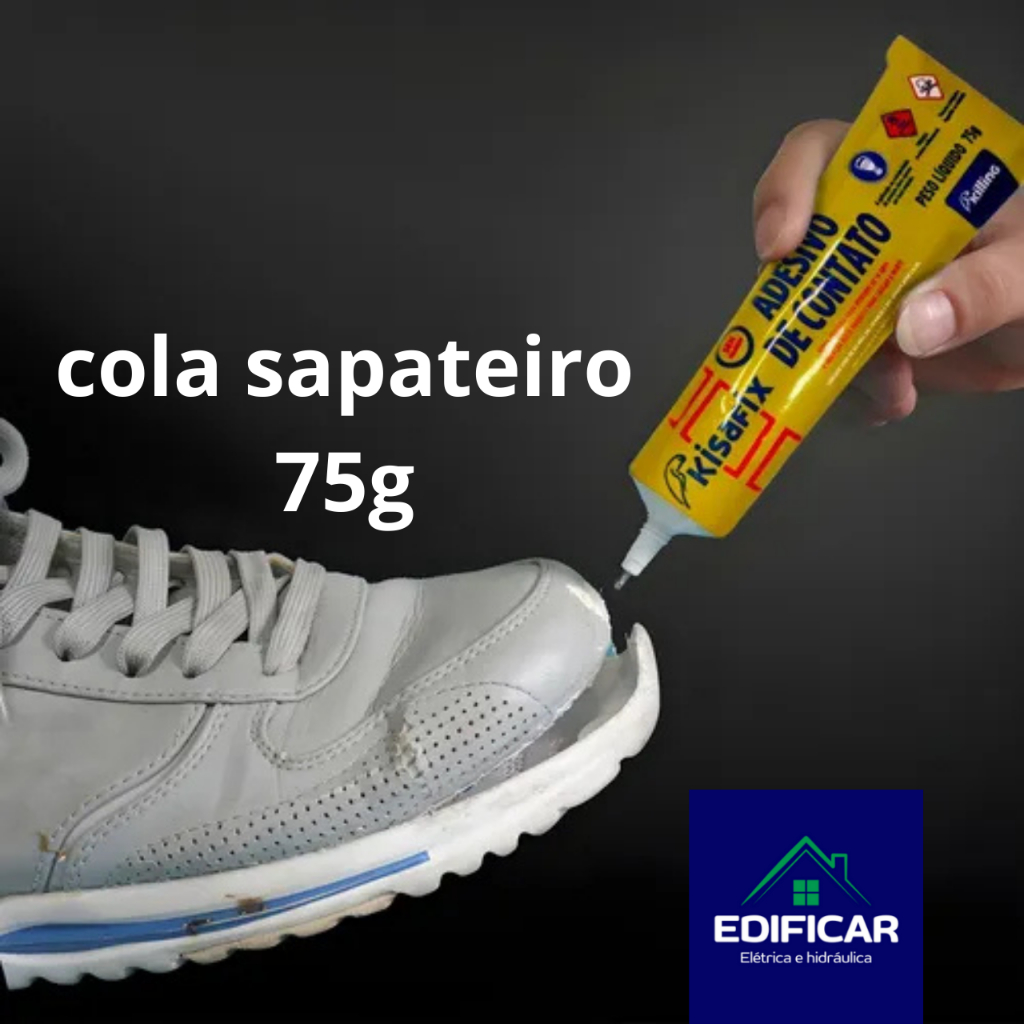 Cola Forte Universal Para Sapatos De 1 Unidade Adesivo À Prova D'água Reparos Rápidos KISAFIX 75G em Oferta na Shopee