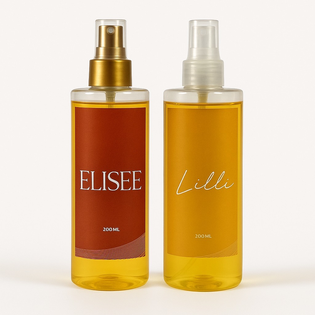 Kit Glamour Body Splash Lilli e Elisee - Com Brilho Dourado 200ml Feminino em Oferta na Shopee