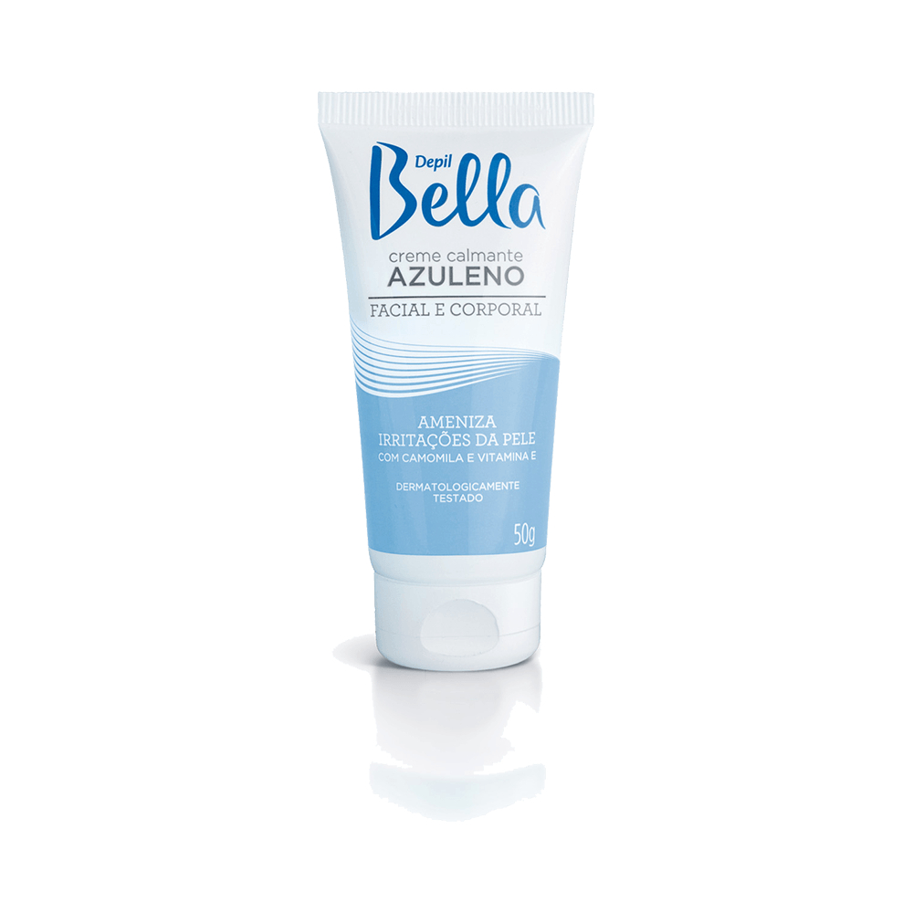 Creme Calmante Depil Bella Facial e Corporal Azuleno 50g em Oferta na Shopee