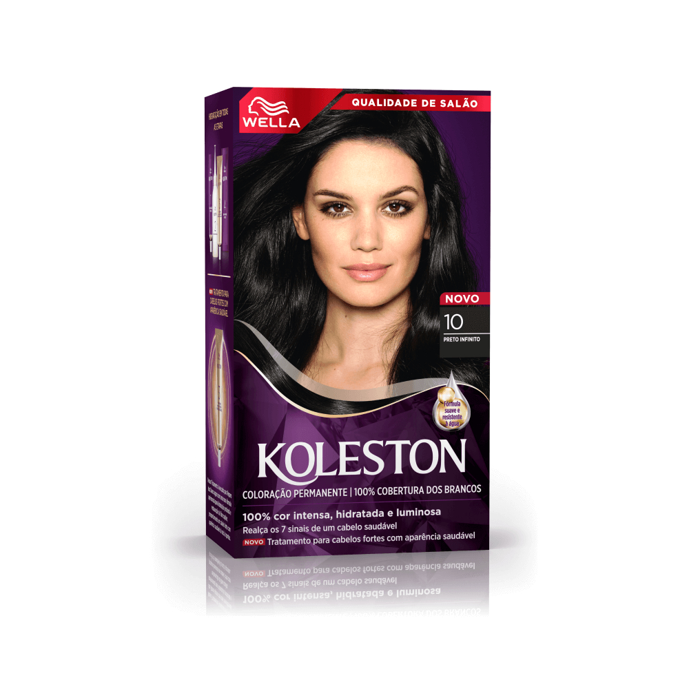 Coloração Permanente Koleston Preto Infinito 10