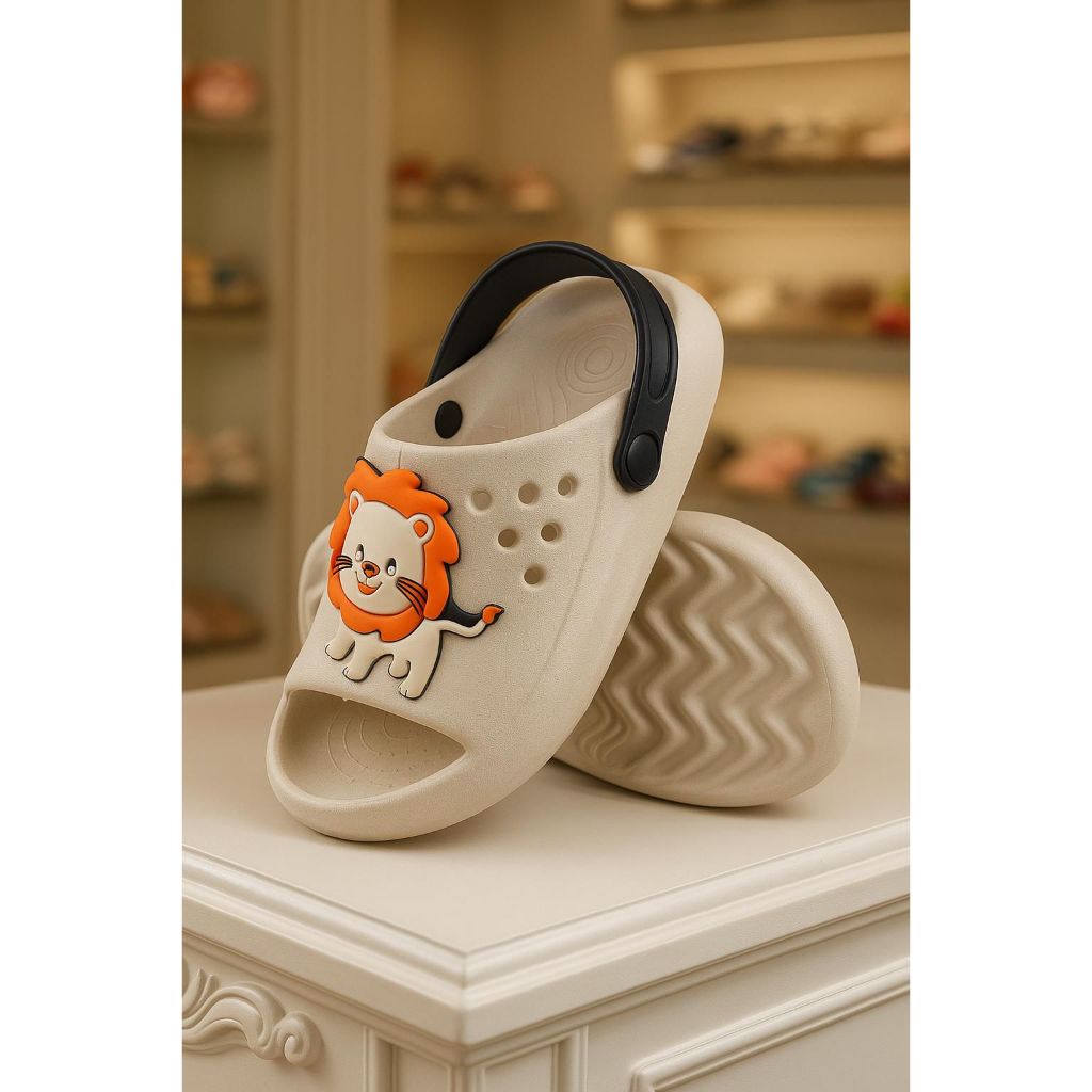 Chinelo infantil Sandália infantil menino Slide infantil Leve e anti-derrapante.
