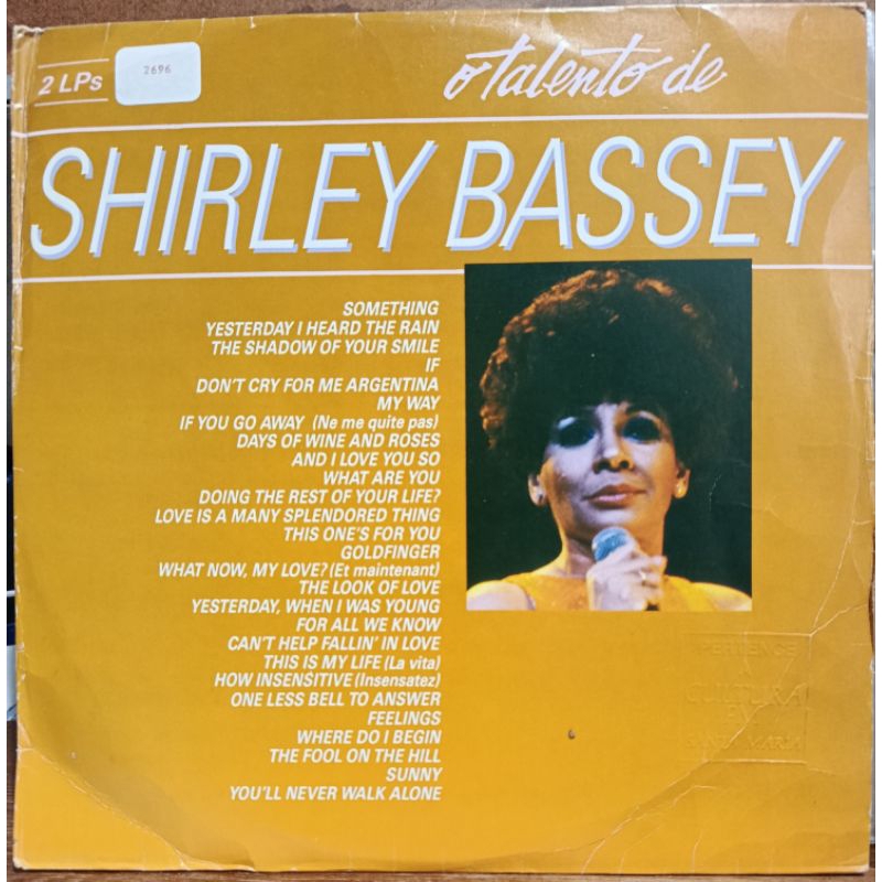LP DUPLO Shirley Bassey – O Talento de Shirley Bassey (516)