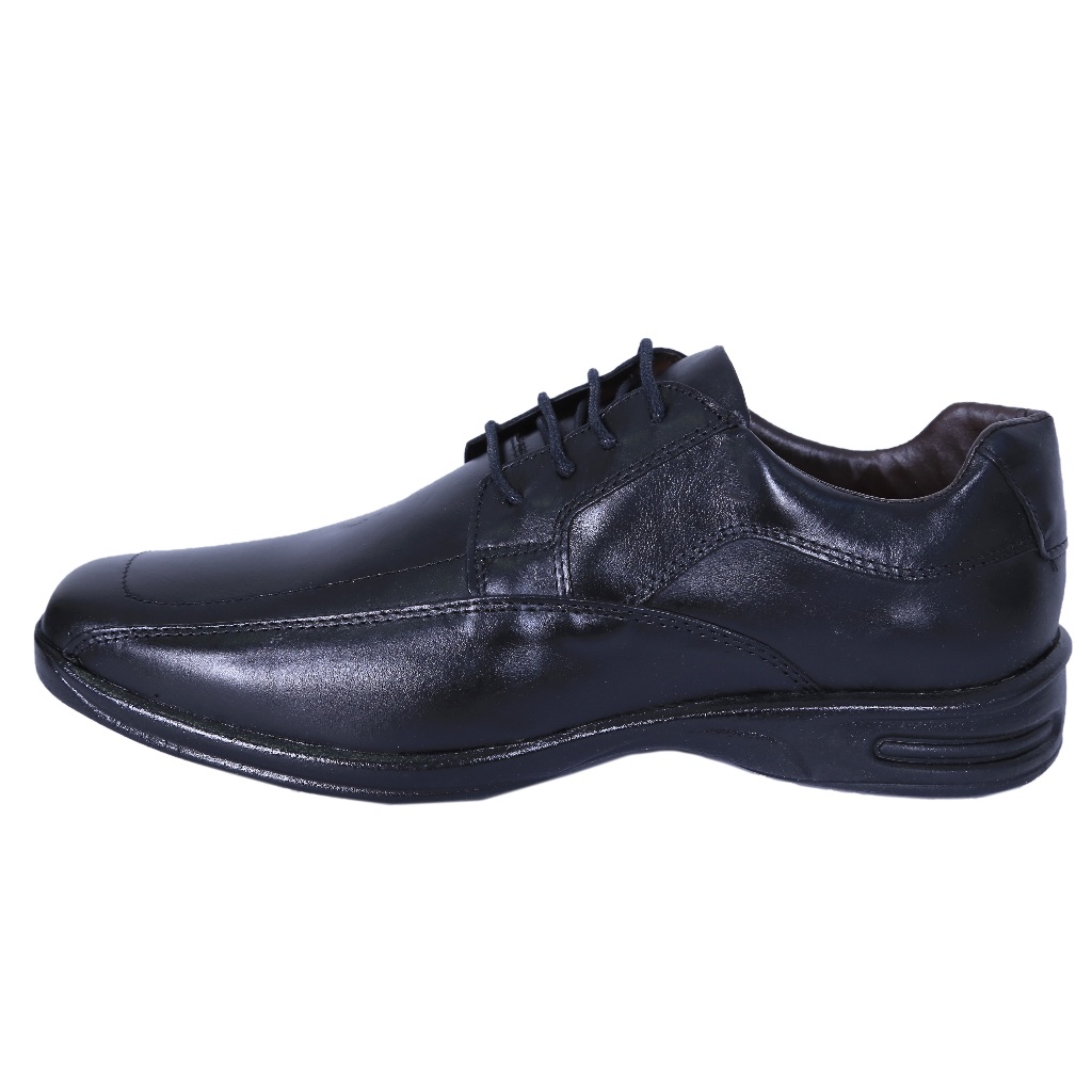 Sapato Social Masculino Conforto Preto Leve Macio Couro