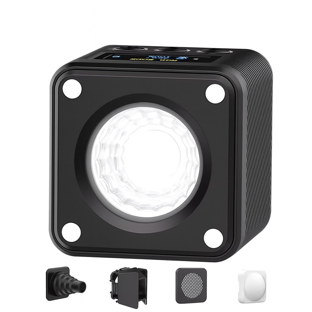 Ulanzi L2 Bicolor Mini Cob Luz De Vídeo 2700k-7000k Preto Branco-quente