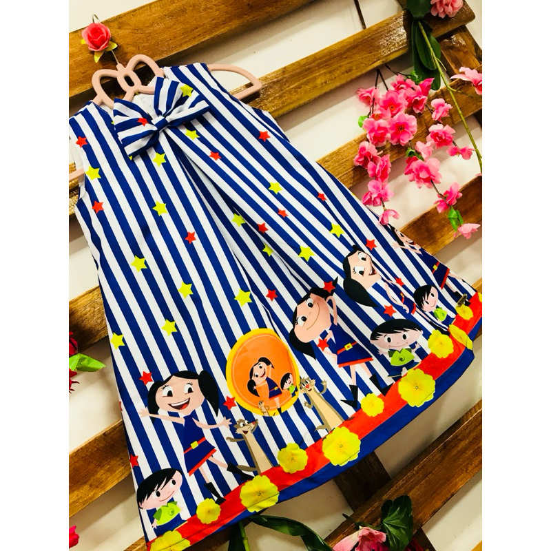 Vestido infantil show da Luna Jupiter Clyde