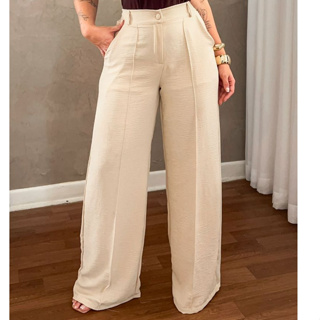 CALÇA PANTALONA FEMININA DUNA COM FORRO E BOTÂO TENDENCIA em Oferta na Shopee