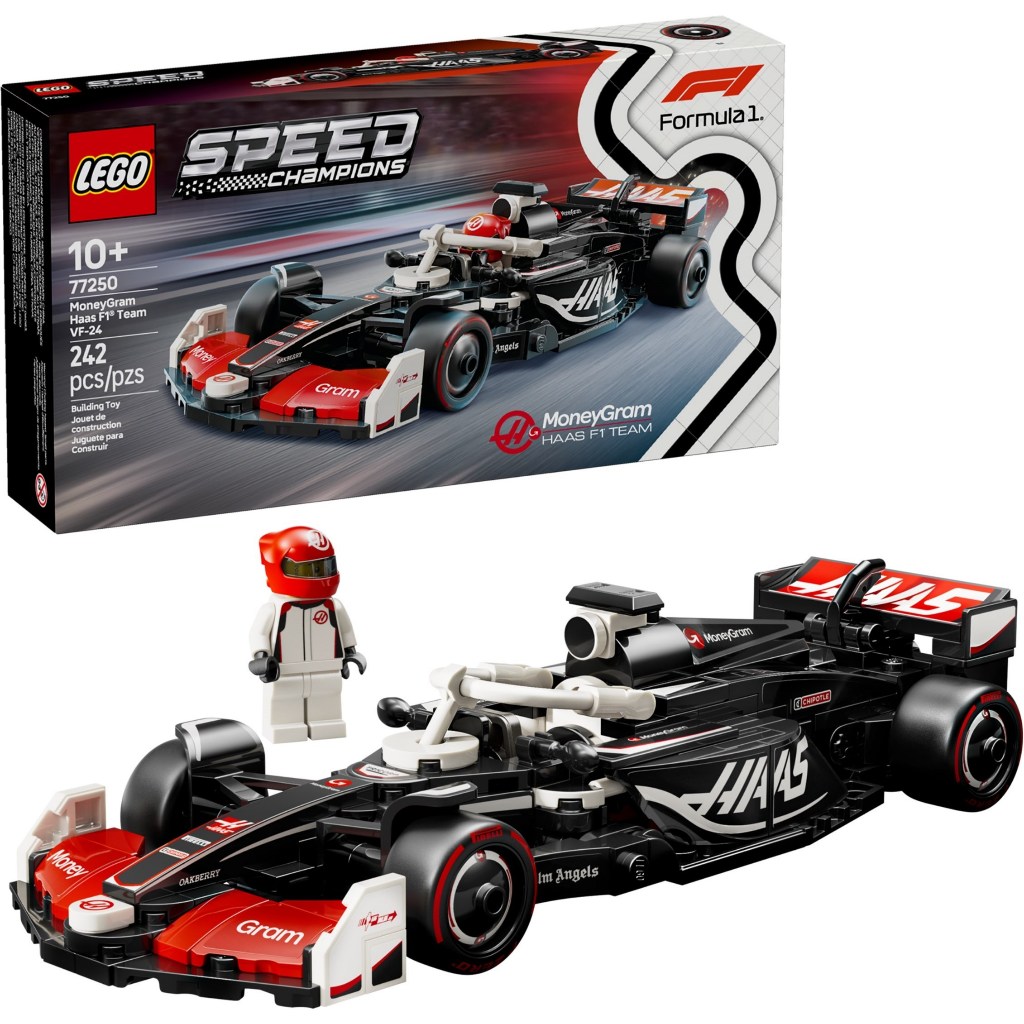 Lego 77250 - Carro de Corrida Moneygram Haas F1 Team VF-24 - Lego Speed Champions