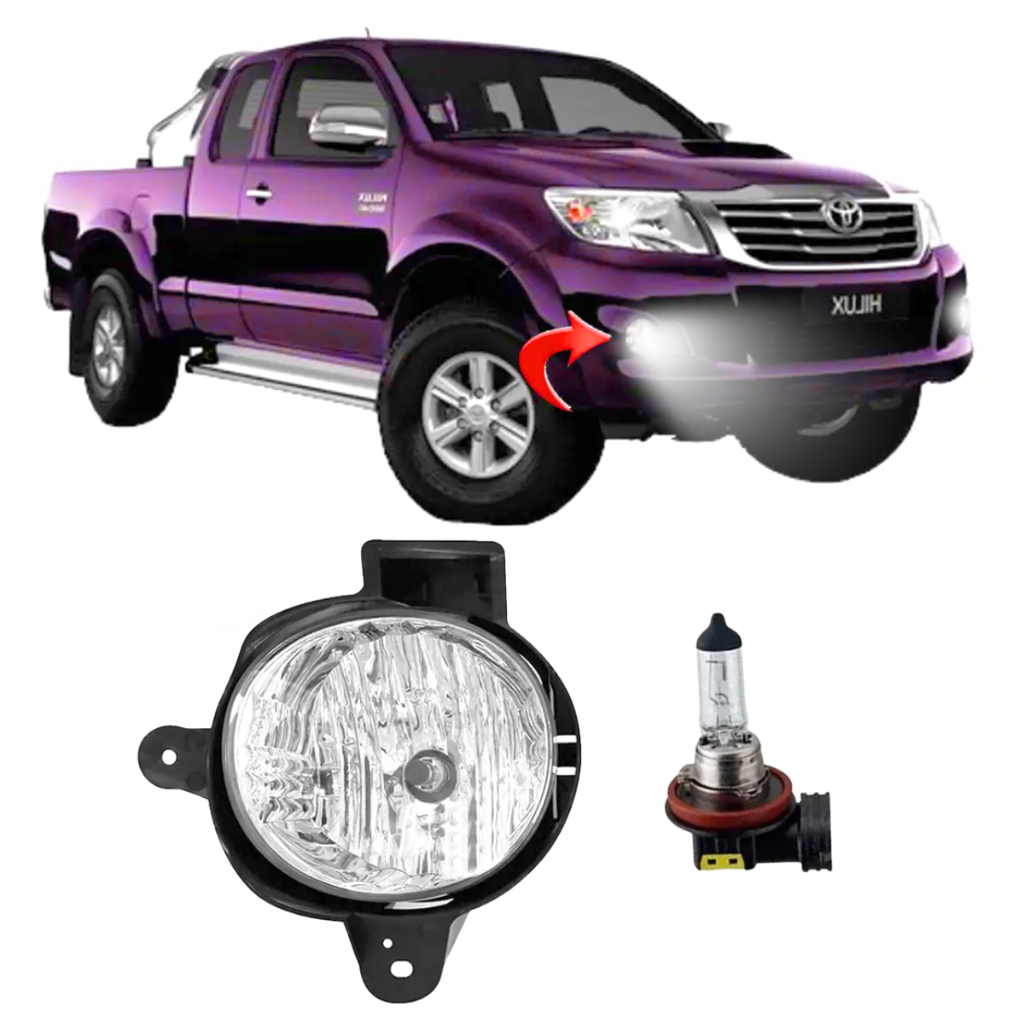 Farol Milha Auxiliar Neblina Toyota Hilux 2012 2013 2014 2015 SR SRV Top diesel 3.0 4x4 Lâmpada Hb4